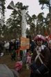 Osterwanderung 2010: Er�ffnungskundgebung Mahns�ule Schweinrich, bei Wittstock